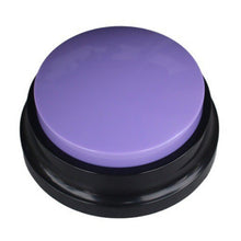 Load image into Gallery viewer, Pet Communication Button Dog Vocal Box Recording Vocalizer, Style: Recording Model, Green, Purple, Red, Orange, Rose Red, Pink, Yellow, Lake Blue, White, Dark Blue, Light Blue