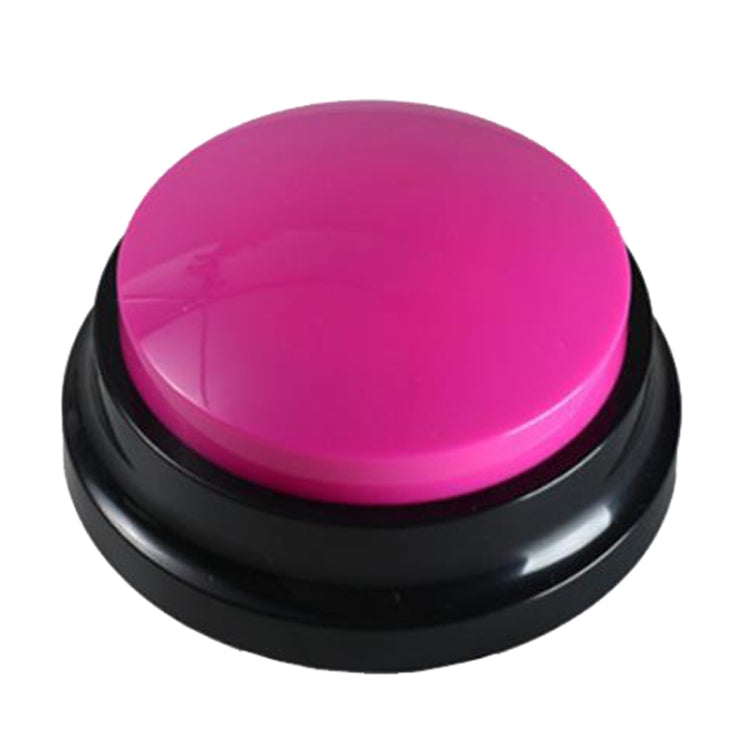 Pet Communication Button Dog Vocal Box Recording Vocalizer, Style: Recording Model, Green, Purple, Red, Orange, Rose Red, Pink, Yellow, Lake Blue, White, Dark Blue, Light Blue