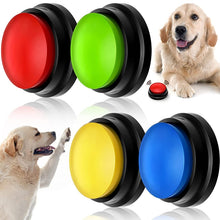 Load image into Gallery viewer, Pet Communication Button Dog Vocal Box Recording Vocalizer, Style: Recording Model, Green, Purple, Red, Orange, Rose Red, Pink, Yellow, Lake Blue, White, Dark Blue, Light Blue