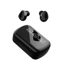 Load image into Gallery viewer, SKY10 Charging Bin Stereo Digital Display Mini Invisible Bluetooth Headset, SKY10 Black