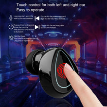 Load image into Gallery viewer, SKY10 Charging Bin Stereo Digital Display Mini Invisible Bluetooth Headset, SKY10 Black