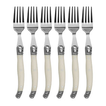 Load image into Gallery viewer, Stainless Steel Knife Fork Spoon Set Plastic Handle Western Tableware, 3 In 1, 4 In 1, 6 Knives, 6 Forks, 6 Spoons, 6 Tea Spoons