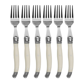 Stainless Steel Knife Fork Spoon Set Plastic Handle Western Tableware, 3 In 1, 4 In 1, 6 Knives, 6 Forks, 6 Spoons, 6 Tea Spoons