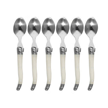 Load image into Gallery viewer, Stainless Steel Knife Fork Spoon Set Plastic Handle Western Tableware, 3 In 1, 4 In 1, 6 Knives, 6 Forks, 6 Spoons, 6 Tea Spoons