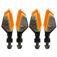 Load image into Gallery viewer, MK-236 4pcs 22LED Motorcycle V Line Two Color Turning Light Signal Angle Light, MK-236 (Yellow Blue), MK-236 (Yellow White), MK-236 (Yellow Red)