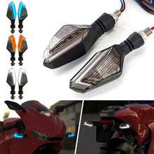 Load image into Gallery viewer, MK-236 4pcs 22LED Motorcycle V Line Two Color Turning Light Signal Angle Light, MK-236 (Yellow Blue), MK-236 (Yellow White), MK-236 (Yellow Red)