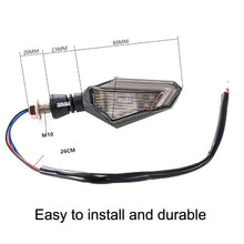 Load image into Gallery viewer, MK-236 4pcs 22LED Motorcycle V Line Two Color Turning Light Signal Angle Light, MK-236 (Yellow Blue), MK-236 (Yellow White), MK-236 (Yellow Red)