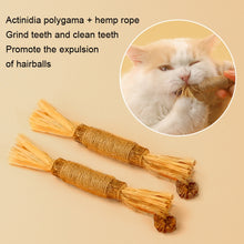 Load image into Gallery viewer, Cat Teething Stick Toy Teeth Cleaning Catnip Teasing Stick, 5pcs Lafite, 5pcs Black Feathers, 5pcs Yellow Feathers