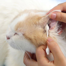 Load image into Gallery viewer, 2boxes Pet Cotton Swabs Cat Dog Ear Cleaning Supplies, Pet Cotton Swabs