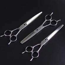 Load image into Gallery viewer, Pet Grooming Scissors Dog Cat Hair Trimming Haircutting Tools, Style:, Straight Shear, Teeth Shears, Curved Shears