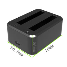 Load image into Gallery viewer, For Insta360 X3 A520 Panoramic Camera Batteries Charger Dual Charging Dock, For Insta360 X3 Dual Batteries