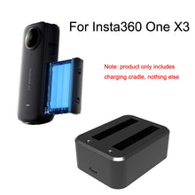 Load image into Gallery viewer, For Insta360 X3 A520 Panoramic Camera Batteries Charger Dual Charging Dock, For Insta360 X3 Dual Batteries