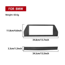 Load image into Gallery viewer, For 2019-2024 BMW 8 Series G14 Right-hand Drive 2pcs /Set Navigation Screen Frame Sticker, Right-hand Drive
