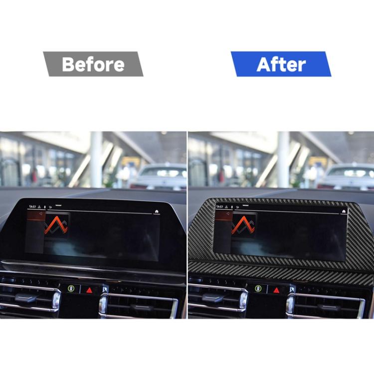 For 2019-2024 BMW 8 Series G14 Right-hand Drive 2pcs /Set Navigation Screen Frame Sticker, Right-hand Drive