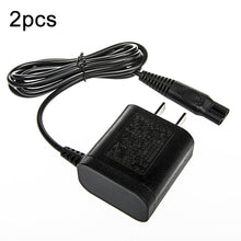 Load image into Gallery viewer, 2pcs HQ850 8V Shaver Charger Adapter for PHILIPS HQ915 HQ916 HQ988 HQ909 S5077,US Plug, 2pcs HQ850 US Plug