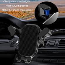 Load image into Gallery viewer, Car Air Outlet Upside-down Hook Strong Mobile Phone Holder, Cool Black, High-grade Black