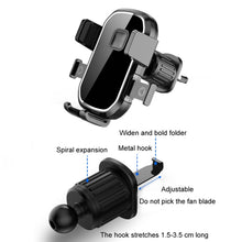 Load image into Gallery viewer, Car Air Outlet Hook Firmly Navigation Mobile Phone Holder, Mirror Black