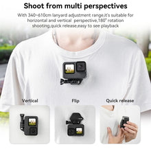 Load image into Gallery viewer, TELESIN Magnetic Action Camera Quick Release Bracket Mount,Spec:, TE-MMK-002  Ordinary, TE-MMK-002 Extended