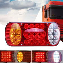 Load image into Gallery viewer, MK-231 12V Trailer Truck Car Straw Hat Lamp Beads Taillights, MK-231 (Red)