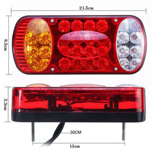 Load image into Gallery viewer, MK-231 12V Trailer Truck Car Straw Hat Lamp Beads Taillights, MK-231 (Red)