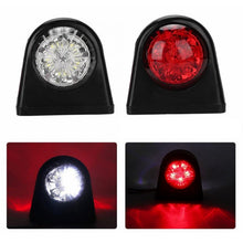 Load image into Gallery viewer, MK-249 10-30V 8LEDs Red And White Truck Round Side Light, MK-249 (Red White)