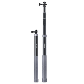 TELESIN 1.2m Carbon Fiber Monopod Selfie Stick With 1/4 Screw For DJI, Insta360, GoPro and Other Action Cameras, 1.2m