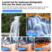Load image into Gallery viewer, For DJI OSMO Action 3 / 4  TELESIN ND CPL Filter Set Aluminium Alloy Frame Lens, CPL+ND8/16/32