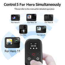 Load image into Gallery viewer, TELESIN T10 80m Bluetooth Remote Control  For GoPro Hero11 Black / HERO10 Black / HERO9 Black / HERO8 Black /Max, For GoPro