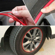 Load image into Gallery viewer, 8m/roll Car Wheel General Sticker Modified Protection Sticker Anti-collision Strip, 1roll Purple, 1roll Blue, 1roll Green, 1roll Orange, 1roll Gray, 1roll White, 1roll Black, 1roll Red, 1roll Yellow, 1roll Pink