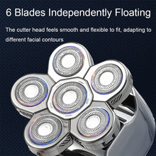 Load image into Gallery viewer, VGR V-395 2 in 1 Six-blades Intelligent Digital Display Electric Shaver, V-395