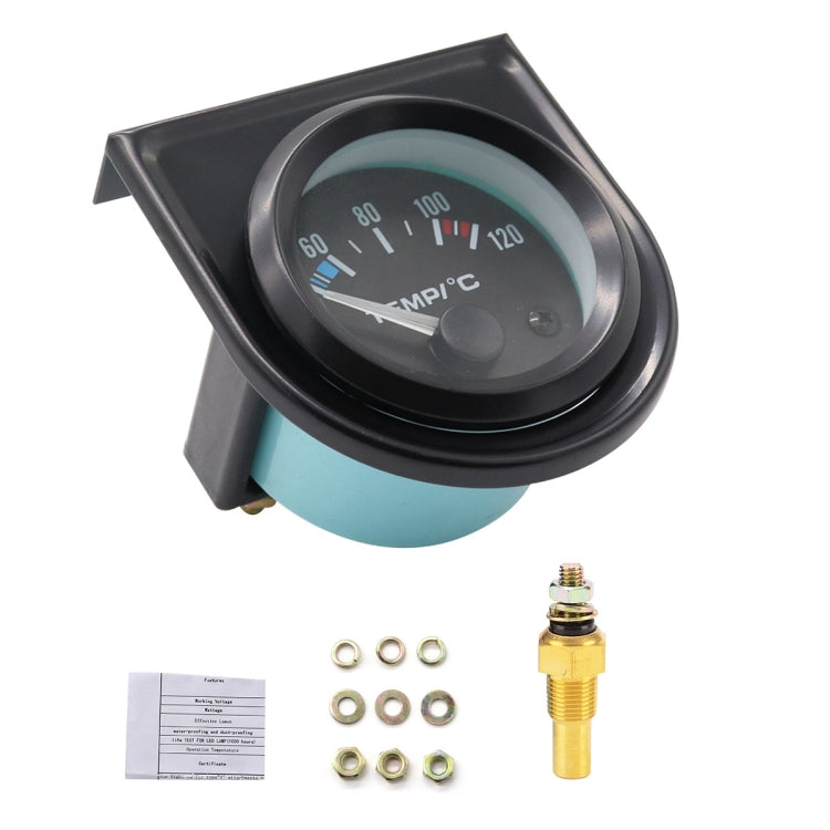 B741 52mm General Car Meter Modified Water Temperature Meter 40-120 Degrees Celsius, B741 Water Temperature Meter