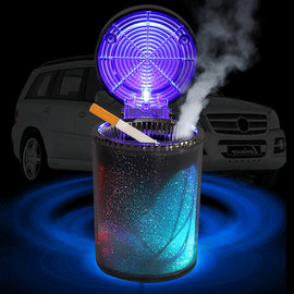 Car Air Conditioner Outlet Ashtray With LED Light, With LED Light