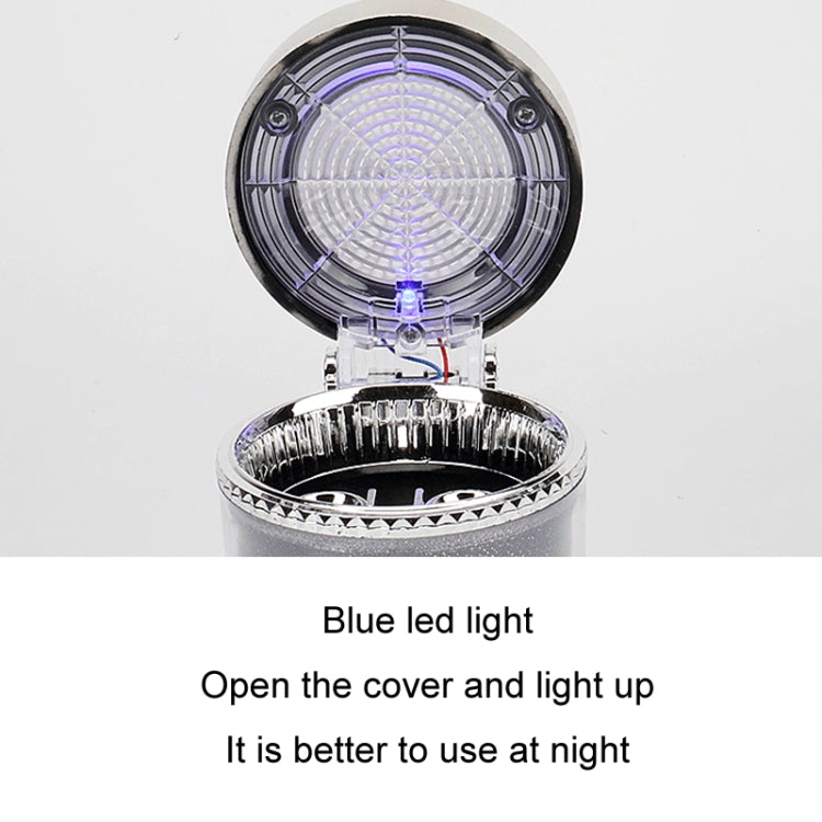 Car Air Conditioner Outlet Ashtray With LED Light, With LED Light
