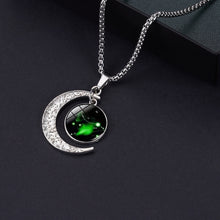 Load image into Gallery viewer, Luminous Zodiac Moon Titanium Steel Necklace Personalized Moon Pendant, Necklace Leo, Necklace Virgo, Necklace Libra, Necklace Scorpio, Necklace Sagittarius, Necklace Aquarius, Necklace Capricorn, Necklace Pisces, Necklace Aries, Necklace Taurus       ...