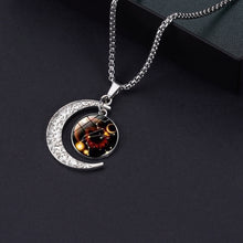 Load image into Gallery viewer, Luminous Zodiac Moon Titanium Steel Necklace Personalized Moon Pendant, Necklace Leo, Necklace Virgo, Necklace Libra, Necklace Scorpio, Necklace Sagittarius, Necklace Aquarius, Necklace Capricorn, Necklace Pisces, Necklace Aries, Necklace Taurus       ...