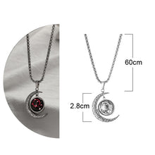 Load image into Gallery viewer, Luminous Zodiac Moon Titanium Steel Necklace Personalized Moon Pendant, Necklace Leo, Necklace Virgo, Necklace Libra, Necklace Scorpio, Necklace Sagittarius, Necklace Aquarius, Necklace Capricorn, Necklace Pisces, Necklace Aries, Necklace Taurus       ...
