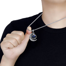 Load image into Gallery viewer, Luminous Zodiac Moon Titanium Steel Necklace Personalized Moon Pendant, Necklace Leo, Necklace Virgo, Necklace Libra, Necklace Scorpio, Necklace Sagittarius, Necklace Aquarius, Necklace Capricorn, Necklace Pisces, Necklace Aries, Necklace Taurus       ...