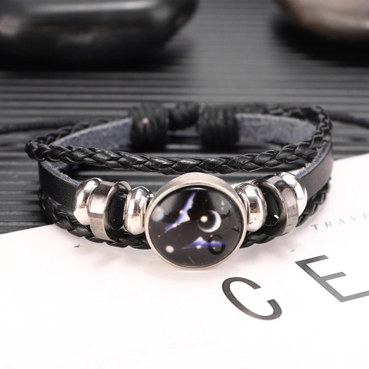 Twelve Constellations Multilayer Beaded Cowhide Bracelet, Style: Virgo Ordinary, Bracelet Taurus Ordinary, Bracelet Taurus Luminous, Bracelet Aquarius Ordinary, Bracelet Aquarius Luminous, Bracelet Leo Ordinary, Bracelet Libra Luminous                 ...