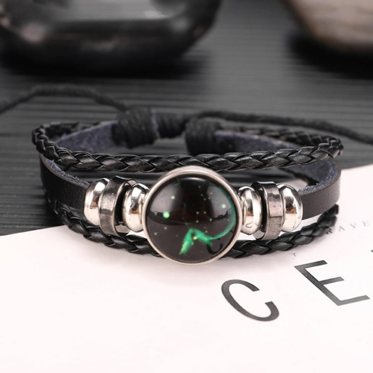 Twelve Constellations Multilayer Beaded Cowhide Bracelet, Style: Virgo Ordinary, Bracelet Taurus Ordinary, Bracelet Taurus Luminous, Bracelet Aquarius Ordinary, Bracelet Aquarius Luminous, Bracelet Leo Ordinary, Bracelet Libra Luminous                 ...
