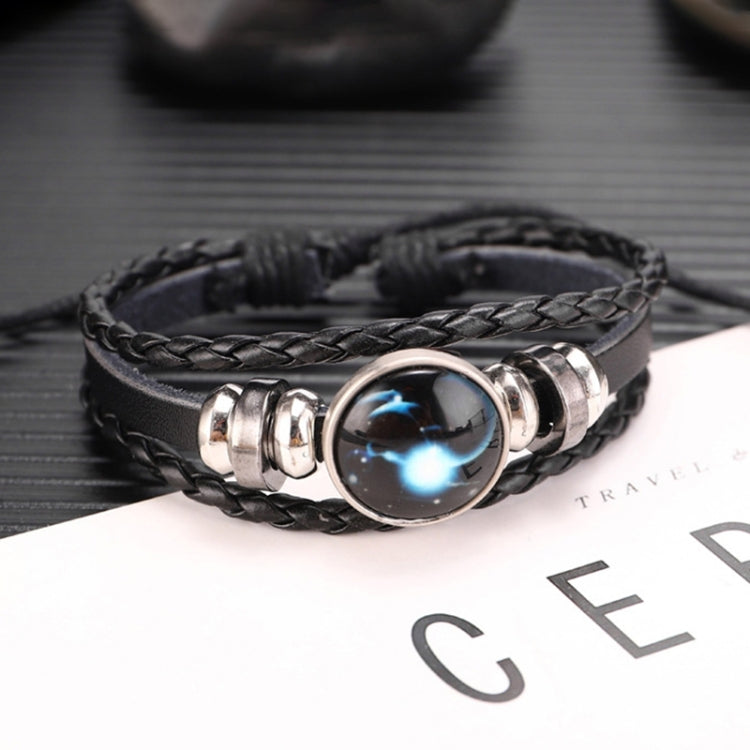 Twelve Constellations Multilayer Beaded Cowhide Bracelet, Style: Virgo Ordinary, Bracelet Taurus Ordinary, Bracelet Taurus Luminous, Bracelet Aquarius Ordinary, Bracelet Aquarius Luminous, Bracelet Leo Ordinary, Bracelet Libra Luminous                 ...