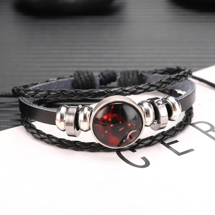 Twelve Constellations Multilayer Beaded Cowhide Bracelet, Style: Virgo Ordinary, Bracelet Taurus Ordinary, Bracelet Taurus Luminous, Bracelet Aquarius Ordinary, Bracelet Aquarius Luminous, Bracelet Leo Ordinary, Bracelet Libra Luminous                 ...