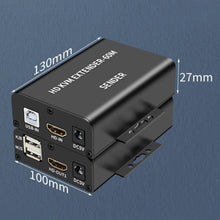 Load image into Gallery viewer, BW-HKE60A HDMI 60m KVM With USB Extender Support POE Single-End Power Supply With US Plug, BW-HKE60A