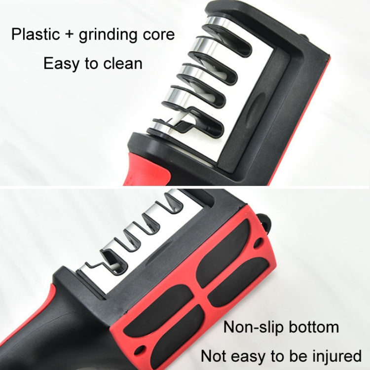 LsCook Kitchen Multifunctional Hangable Multi-segment Handheld Knife Sharpener, Specification: 3 Stage, 4 Stage