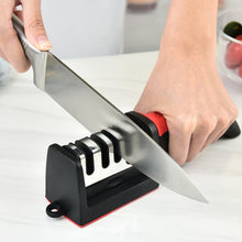 Load image into Gallery viewer, LsCook Kitchen Multifunctional Hangable Multi-segment Handheld Knife Sharpener, Specification: 3 Stage, 4 Stage