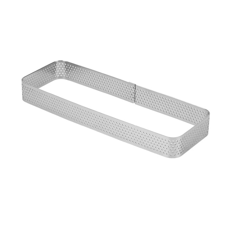 BN1006 Stainless Steel Mousse Circle Thickened Perforated Cake Mold DIY Baking Tools, Love(3.1 inches), Rectangle(4.3 inches), Rectangle(4.7 inches), Rectangle(7 inches), Square(2.9 inches), Square(3.3 inches), Square(3.9 inches), Square(4.7 inches)   ...