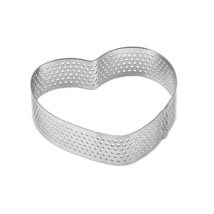 BN1006 Stainless Steel Mousse Circle Thickened Perforated Cake Mold DIY Baking Tools, Love(3.1 inches), Rectangle(4.3 inches), Rectangle(4.7 inches), Rectangle(7 inches), Square(2.9 inches), Square(3.3 inches), Square(3.9 inches), Square(4.7 inches)   ...