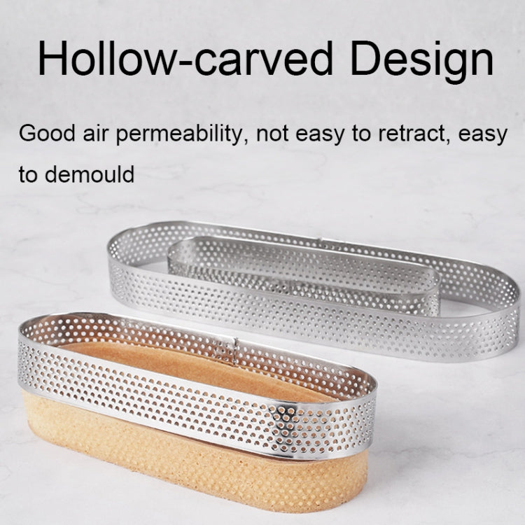BN1006 Stainless Steel Mousse Circle Thickened Perforated Cake Mold DIY Baking Tools, Love(3.1 inches), Rectangle(4.3 inches), Rectangle(4.7 inches), Rectangle(7 inches), Square(2.9 inches), Square(3.3 inches), Square(3.9 inches), Square(4.7 inches)   ...