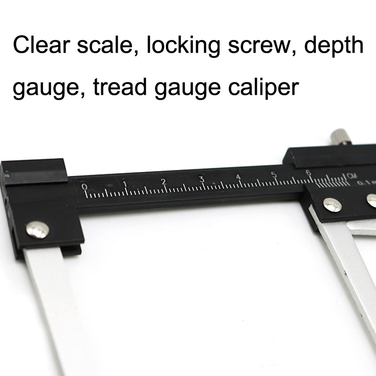 Multi-function Tire Patterns Deep Ruler Brake Disc Thickness Measuring Tools, Measuring Tools