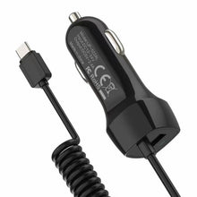Load image into Gallery viewer, 522AL Fast Charging With Cable Car Charging, Output Interface:, 8 Pin (Black), 8 Pin (White), Type-C/USB-C (Black), Type-C/USB-C (White), Micro USB (Black), Micro USB (White)