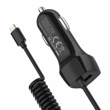 Load image into Gallery viewer, 522AL Fast Charging With Cable Car Charging, Output Interface:, 8 Pin (Black), 8 Pin (White), Type-C/USB-C (Black), Type-C/USB-C (White), Micro USB (Black), Micro USB (White)